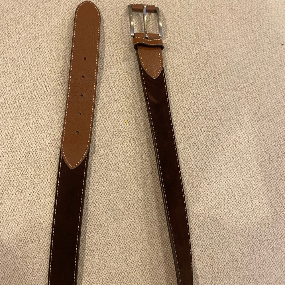 Peter Millar Suede belt, size 38
